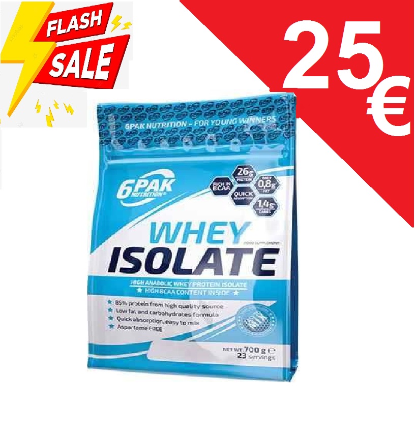 Whey Isolate 700gr (6Pak Nutrition)